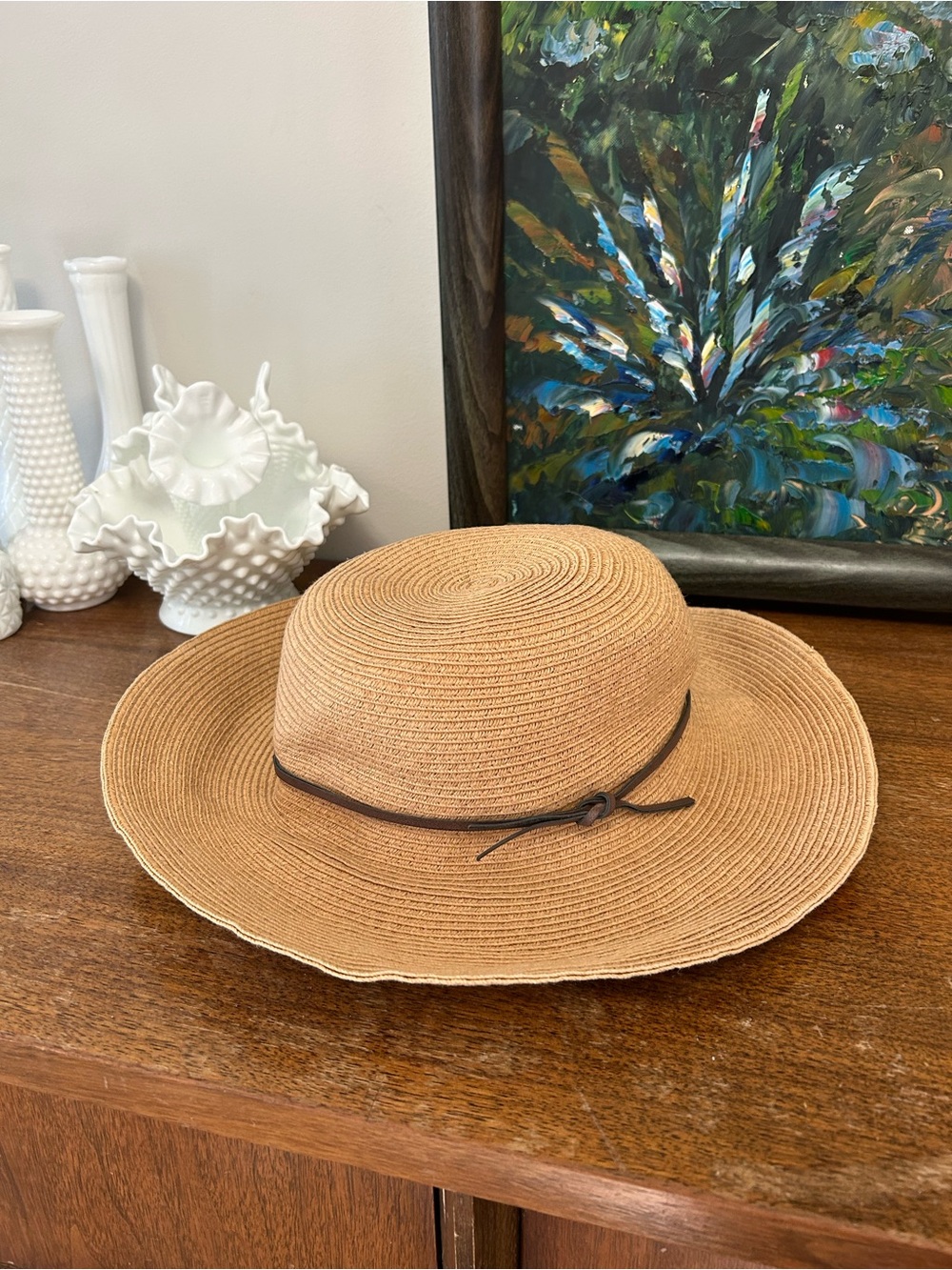 Aritzia Talula Wide Brim Straw Sun Hat - Size S/M